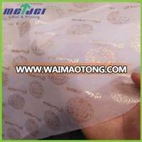 Custom printed logo gift wrapping tissue paper, wholesale white packing tissue paper