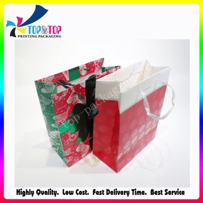 Paper Cardboard Art Paper Corrugated Paper Custom Paper Packing Bag for Tools Christmas Watch Bow Tie Sock Promote Products Manufacturer